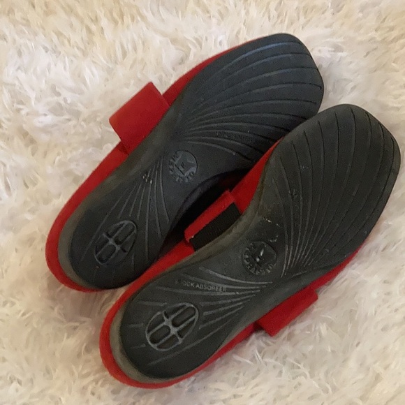 Mephisto suede red slip on Mary Jane flats size 6 1/2 - Picture 9 of 12